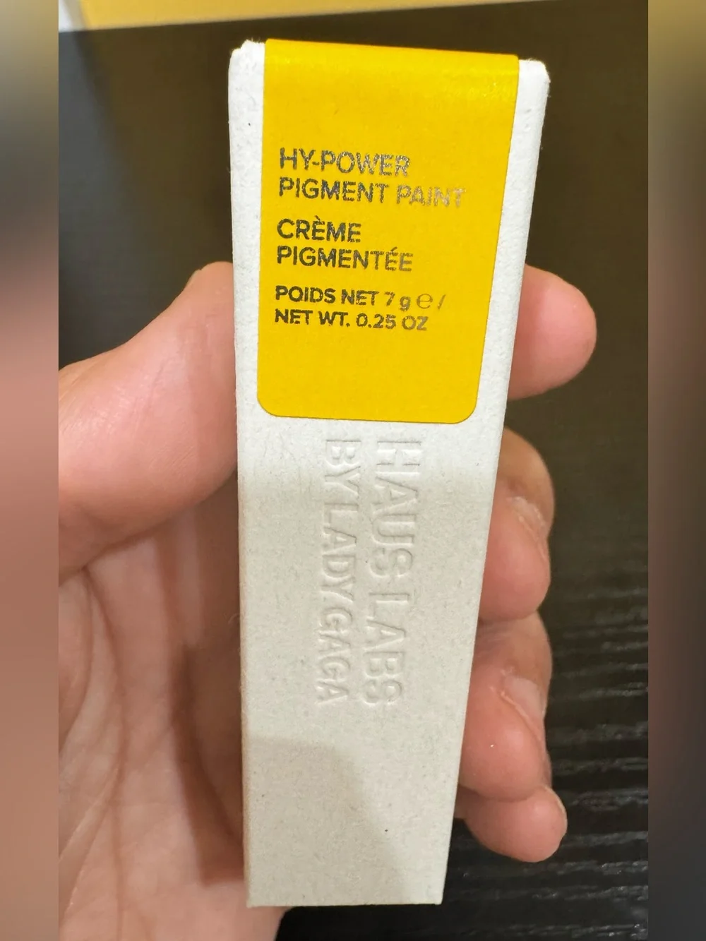 Haus Labs By Lady Gaga Hy-Power Pigment Paint - Citrine Matte Yellow Tube